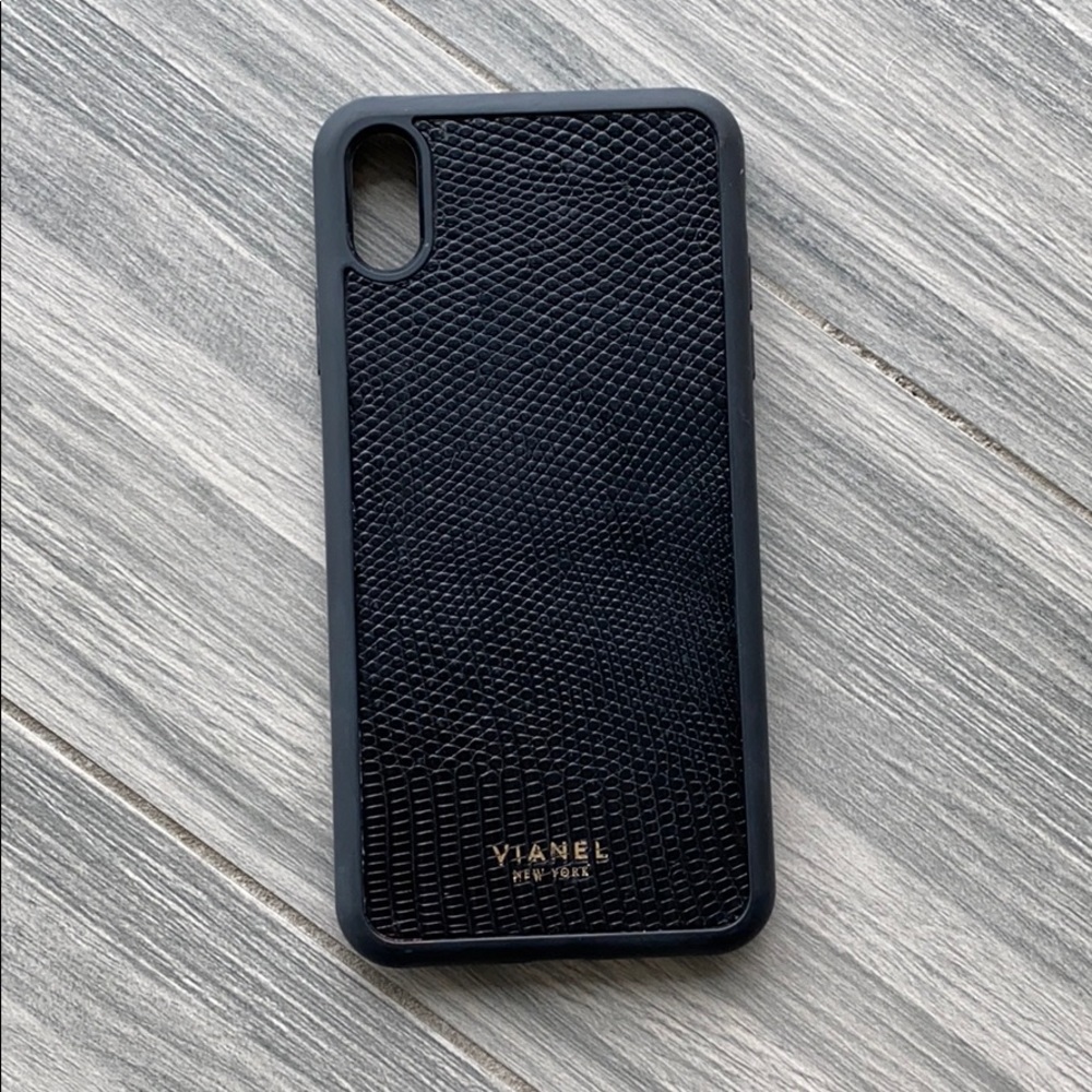 Vianel black lizard skin iPhone XS Max case